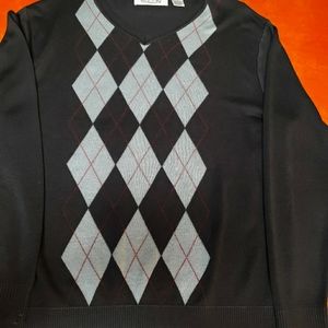 Ruffini Argyle Sweater Men's Size XL